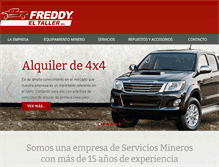 Tablet Screenshot of freddy4x4.com.ar